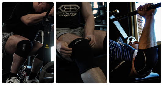 équipements de musculation xtremefit, genouillères, bandes de genoux