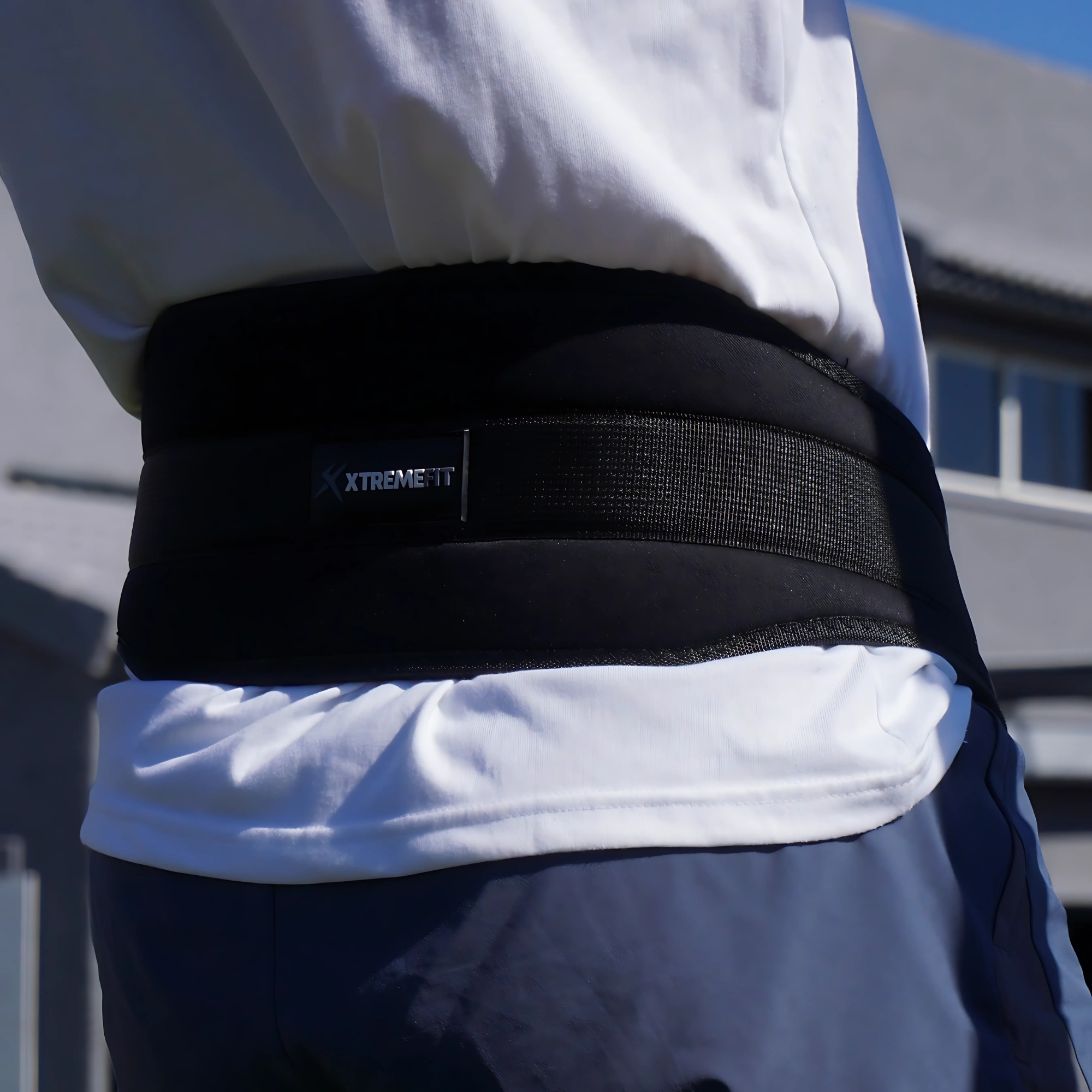 Ceinture de lest en salle de musculation, exercice de traction. Idéal pour progresser et se dépasser en muscu dips / traction