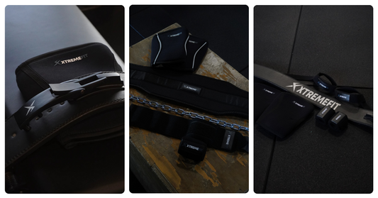 Equipements xtremefit pour la musculation. S'équiper en muscu pour progresser. Ceintures powerlifting, genouillères