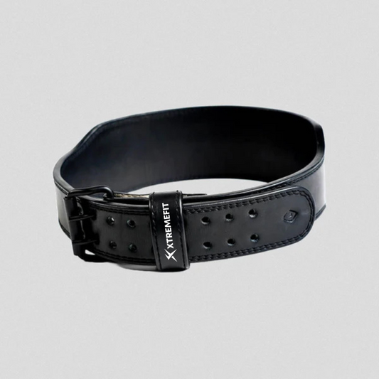 Ceinture musculation à boucle fond blanc