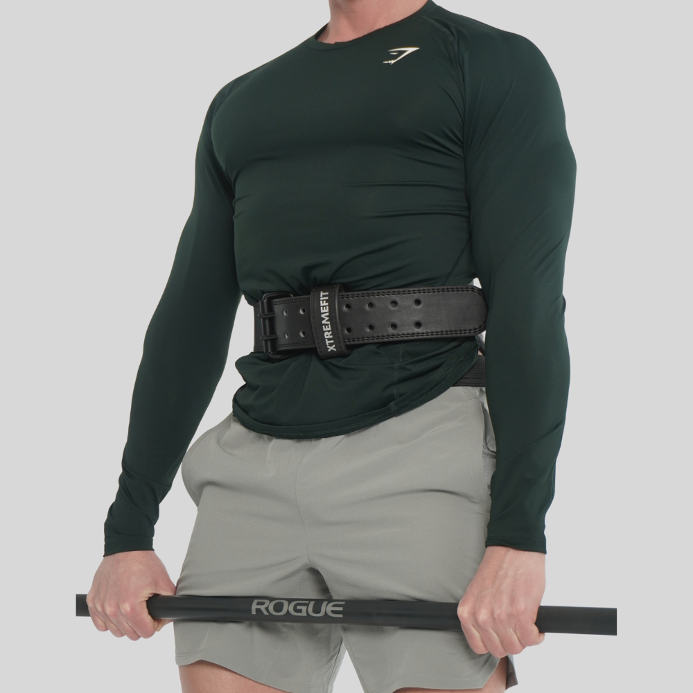 Ceinture pour la musculation en cuir véritable