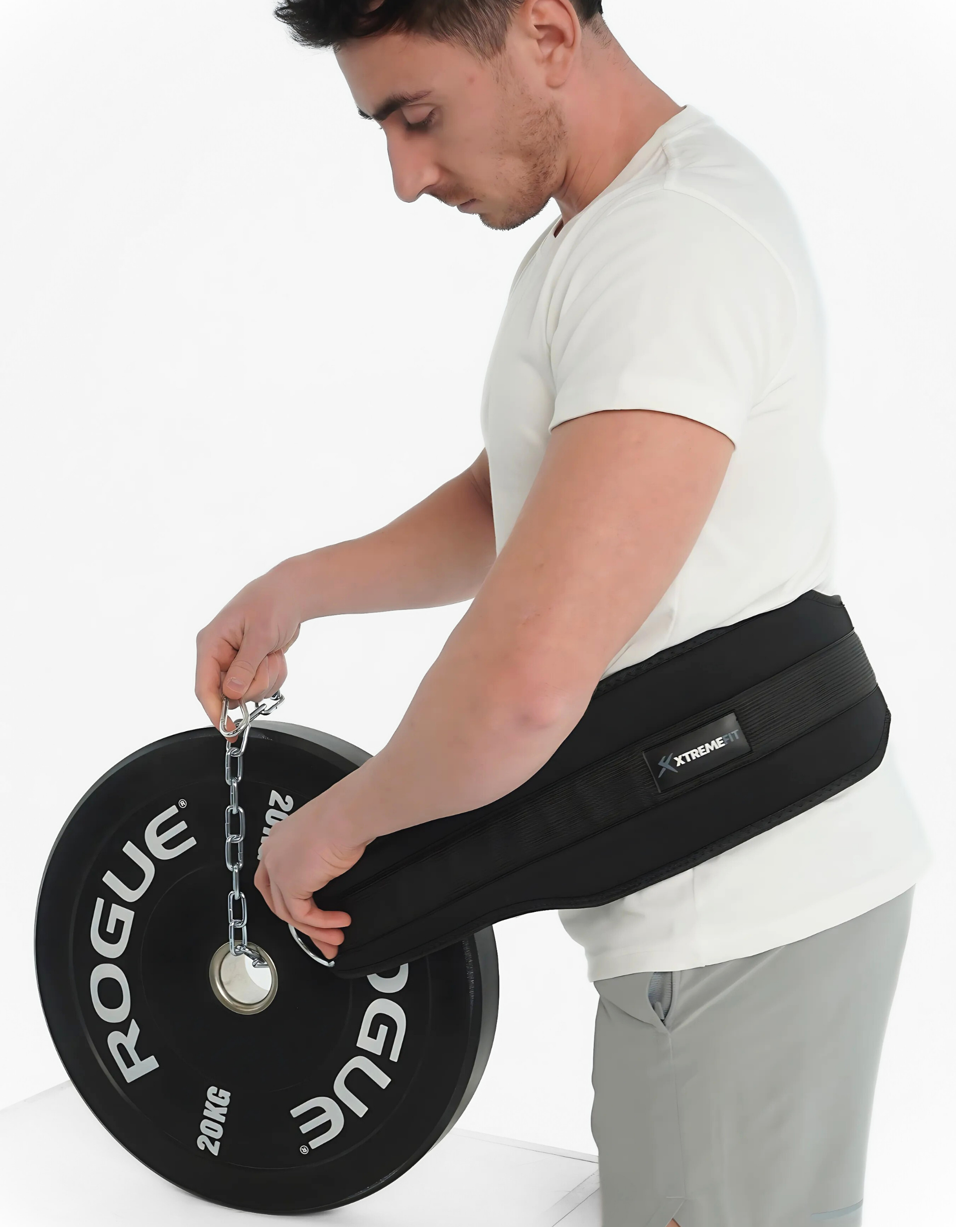Ceinture lestée idéal pour des exercices de musculation comme les tractions ou dips