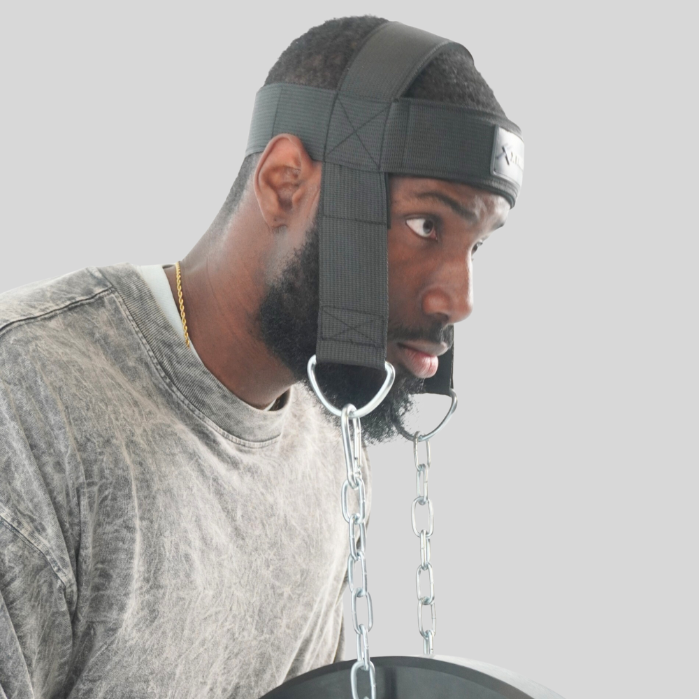 Harnais de tete pour muscler son cou