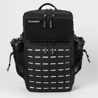 Sac tactique fond blanc couleur noir