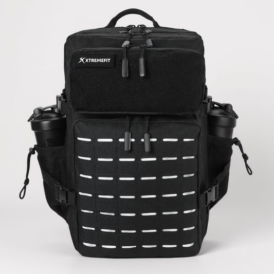 Sac tactique fond blanc couleur noir