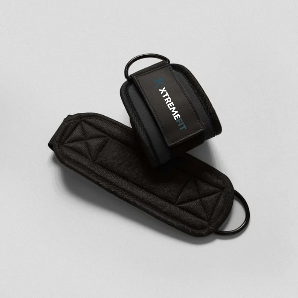 Sangle cheville musculation fond blanc