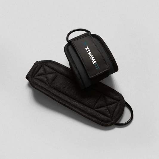 Sangle cheville musculation fond blanc