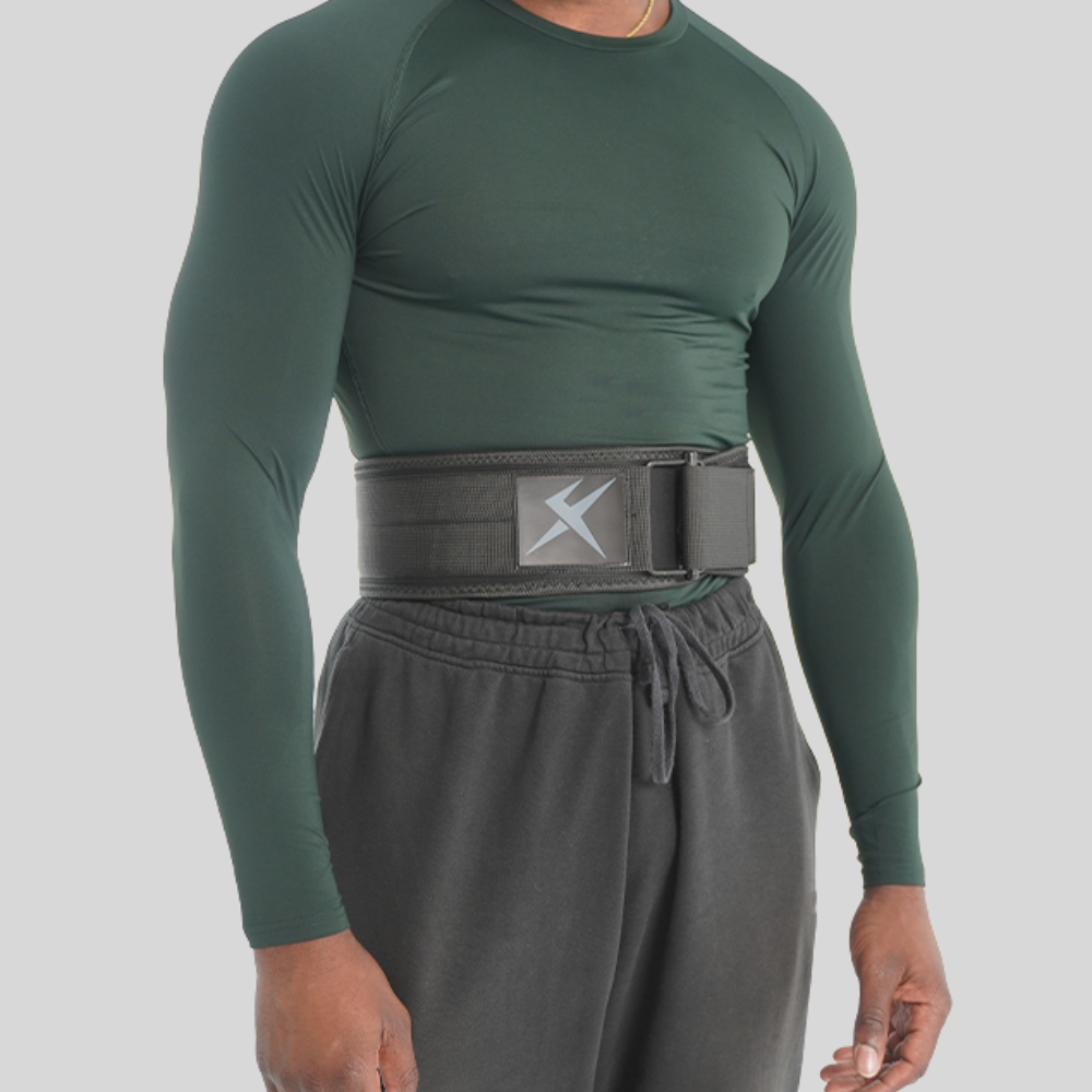 Ceinture pour la musculation en néoprène avec mannequin