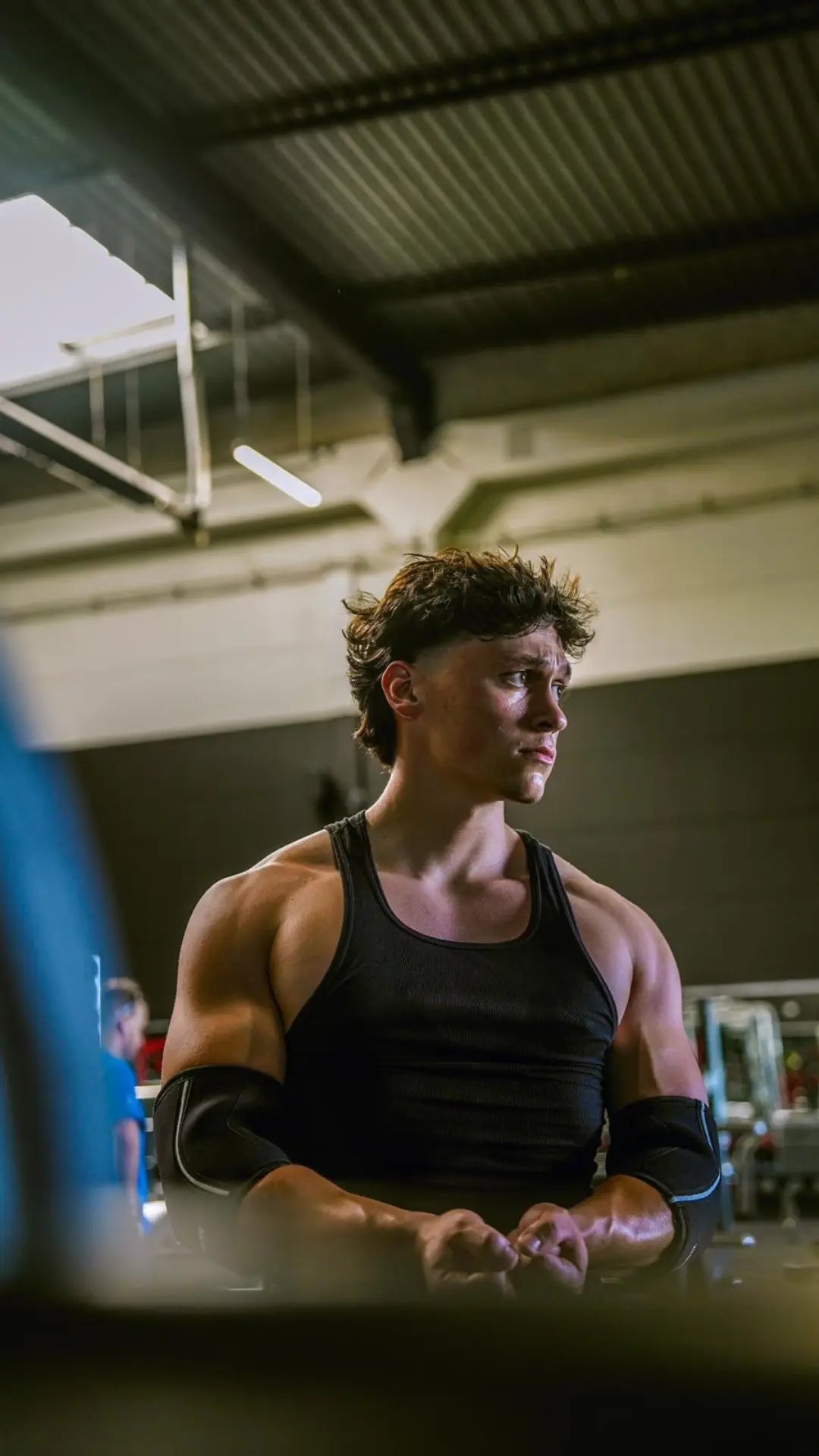 coudiere musculation avec athlète